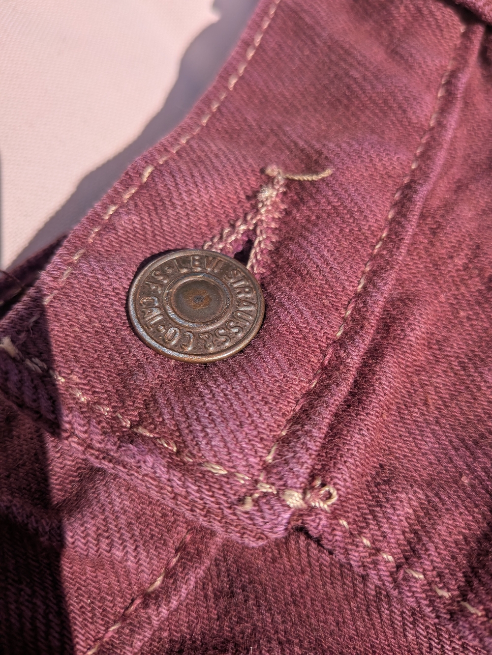 Levi's Women's Plum Cutoff Jean Shorts - Picture 7 of 9